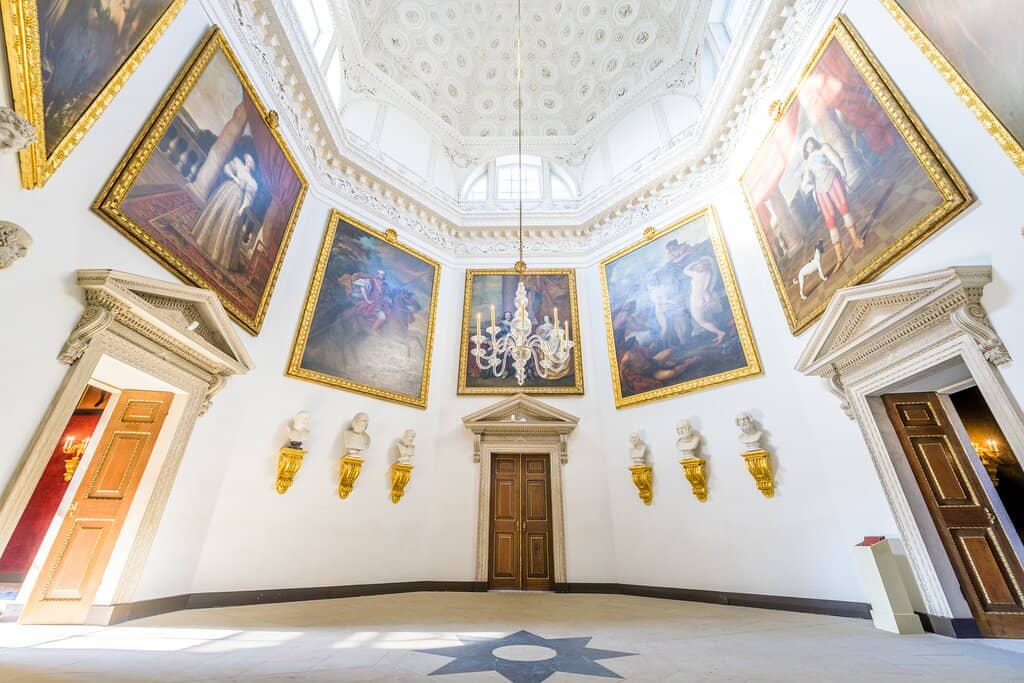 Wisteria-Draped Walls