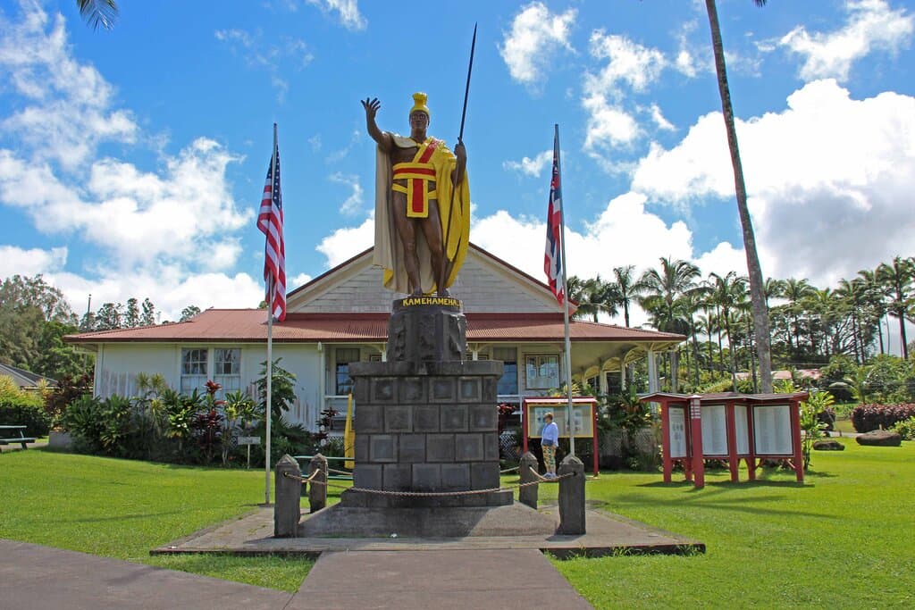 The statue.