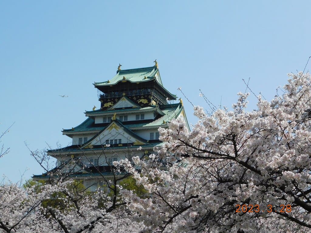 西の丸庭園 景観一例 2023年3月28日撮影