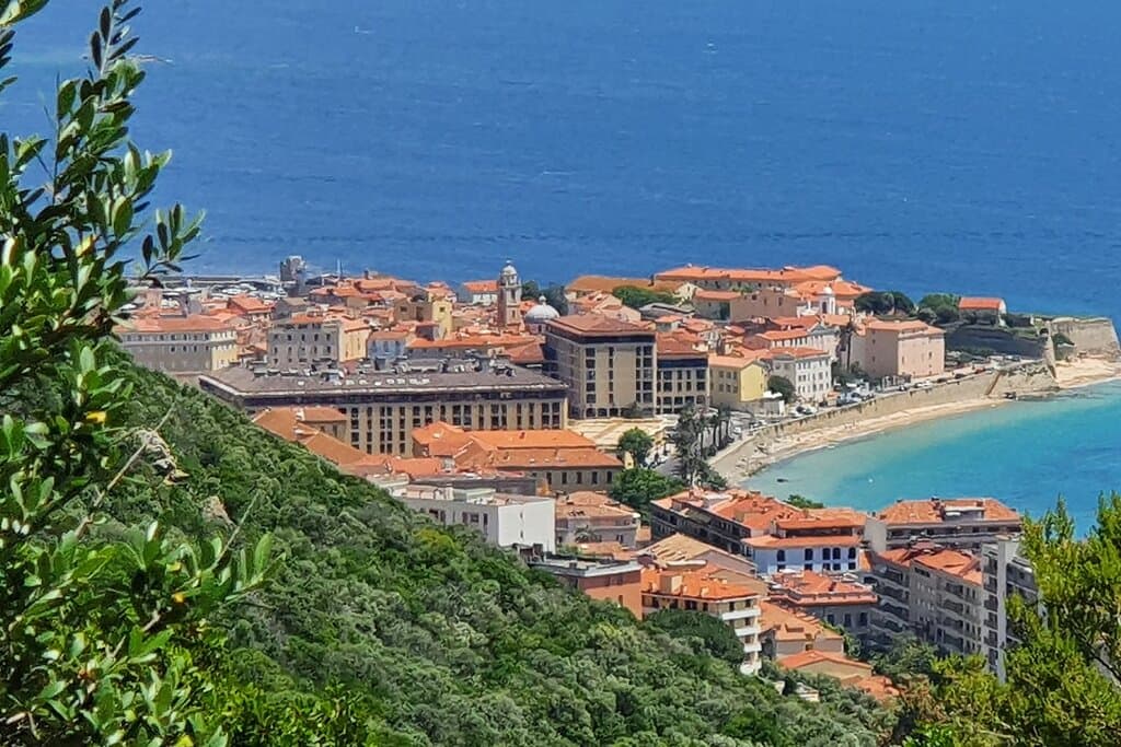 Pointe de la Parata and Genoese Tower Corsica