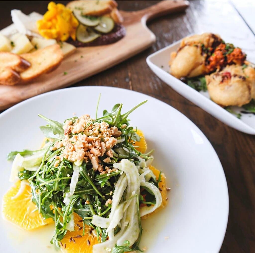 Ensalada Naranja, Plato de Queso, Rellenos
