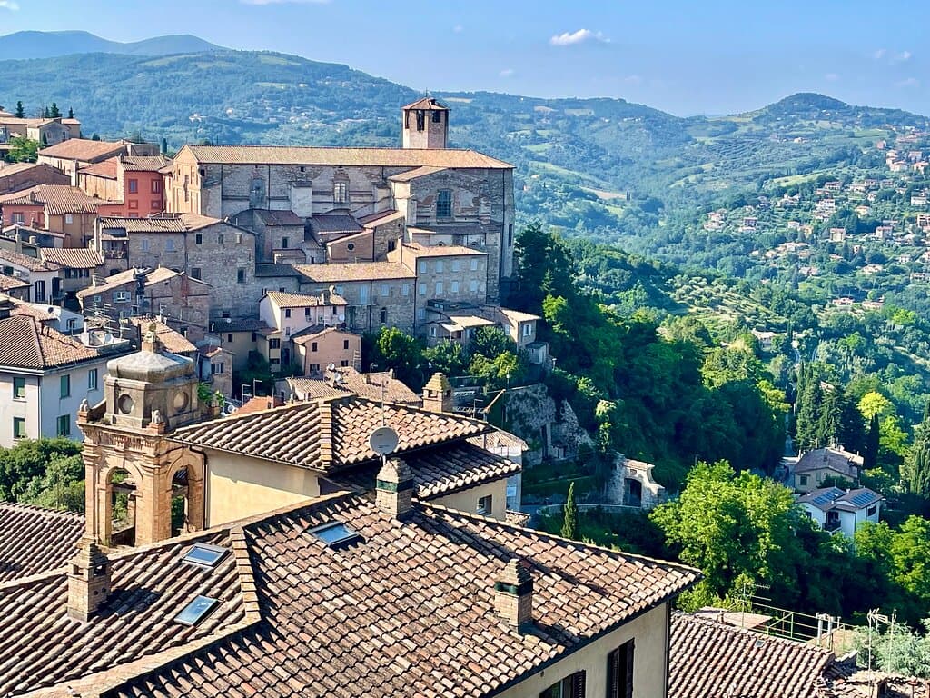 Views from the Porta Sole terrace.
