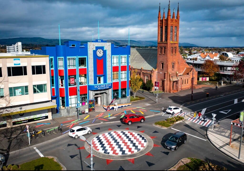 Square Edge Community Arts are a not-for-profit organisation with over 40 years of experience working with and within our community. Square Edge are governed by a community board and have a team of four passionate staff all working part-time hours to manage our arts centre building, galleries, gallery shop, tenancies, and a wide array of programmes and events. We house, host, and offer self-representation and the opportunity to build sustainable incomes to our eclectic, vibrant, colourful and hu