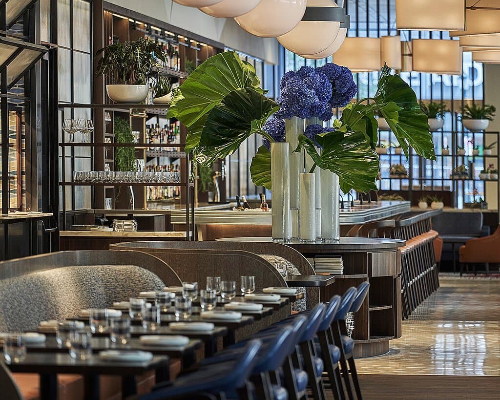 Vernick Fish is located on the ground floor of Four Seasons Hotel Philadelphia