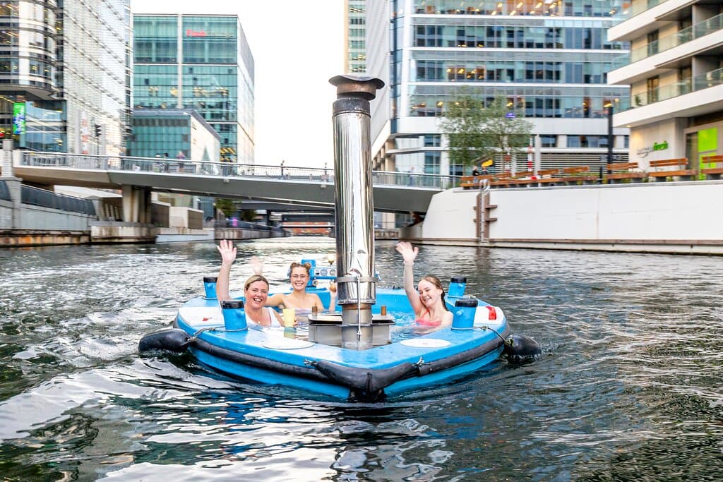 Whatever the weather our Hot Tubs are unique way to explore London