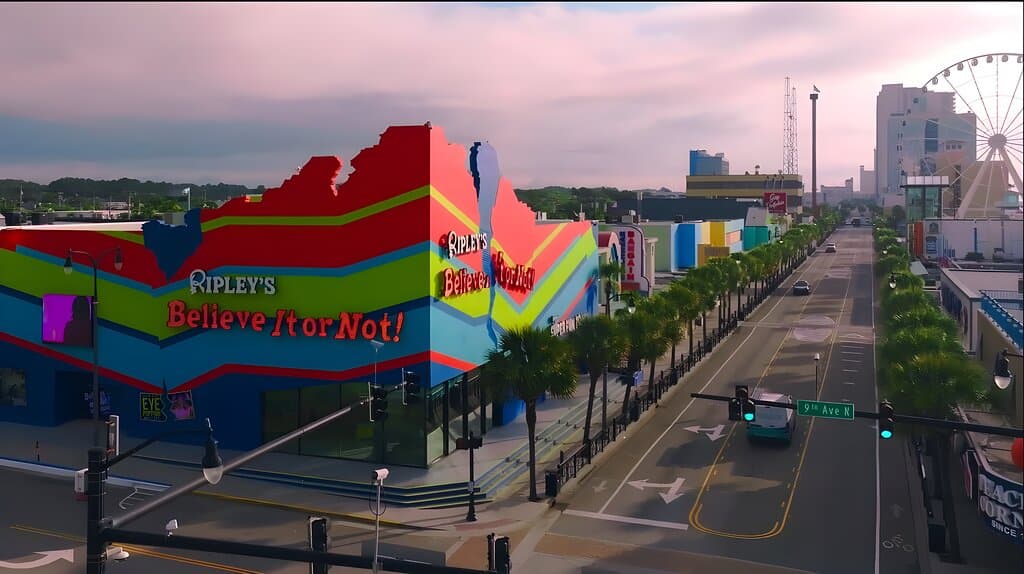As a cornerstone of the Grand Strand, the Believe It or Not! is across from the ocean!