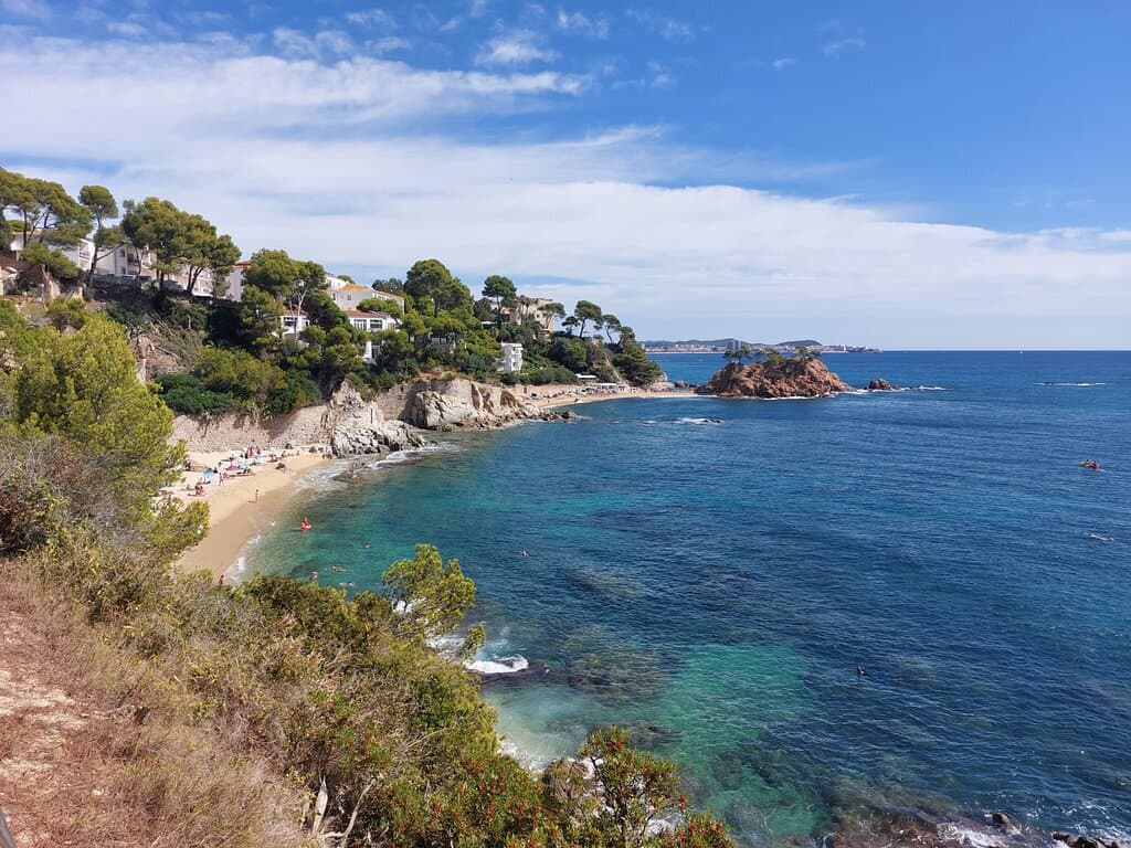 vistas en la caminata