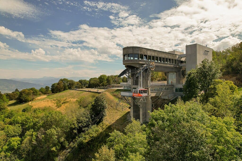 vue de la gare d'arrivée