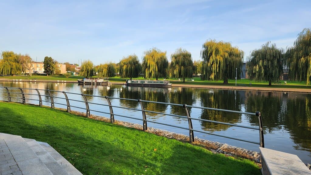 View from the flats.