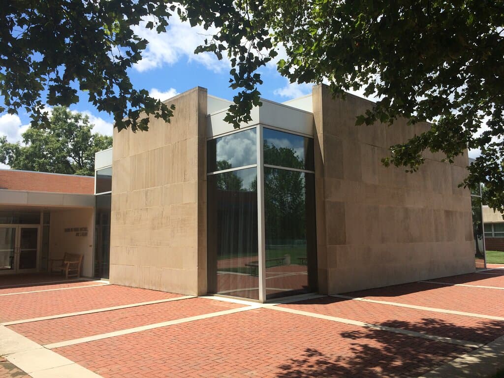 The exterior of the Mitchell Art Museum at St. John's College