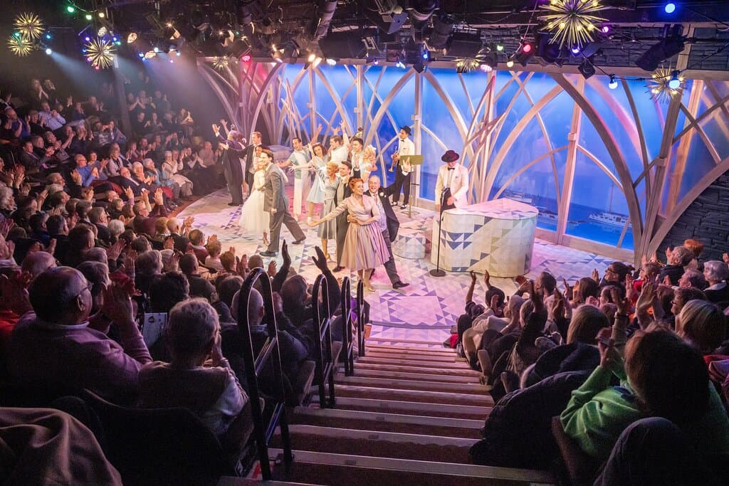 A picture of our Theatre, during High Society 2023.