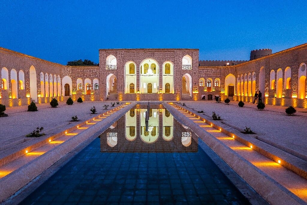 Haj Agha Ali's house is one of the largest and most beautiful traditional and adobe houses of the world which has been built by Haj Agha Ali famous as Zaeim-Allah Rafsanjani (the greatest businessmen of that period) in 1136 SH. The house had known to be the appropriative house in the past in which the architectural principles and modes in harmony with the climate of the region, symmetry and asymmetry of principles have been completely considered.