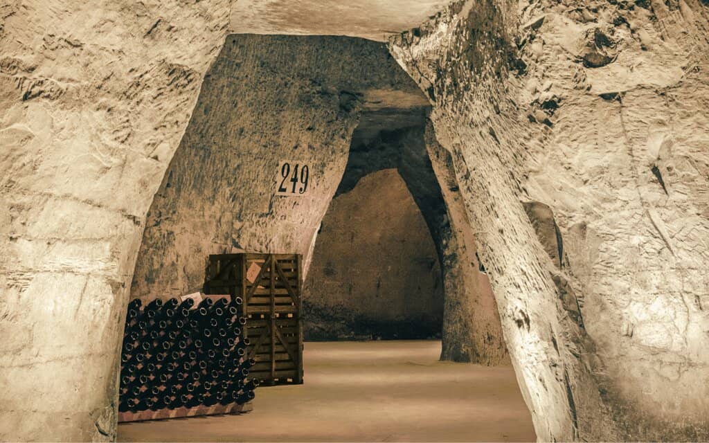 Historic Chalk Cellars (Crayères)