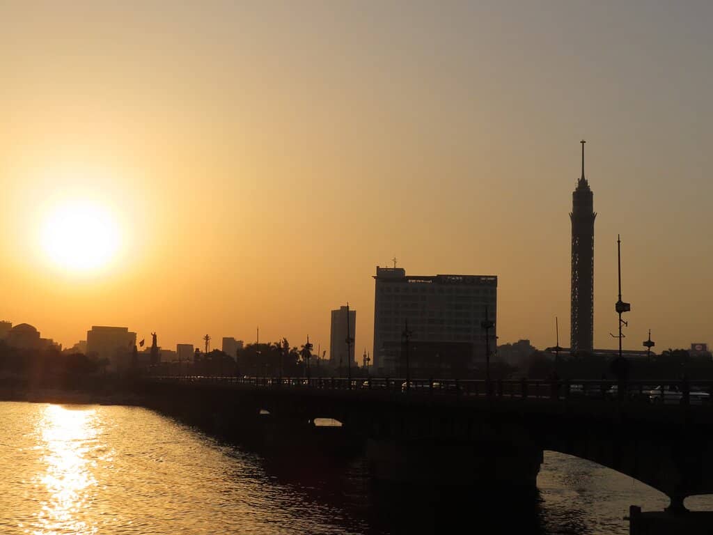 Sunset Over the Nile
