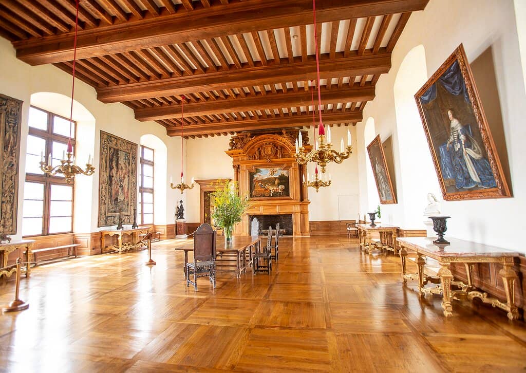 The Château's Elegant Interior