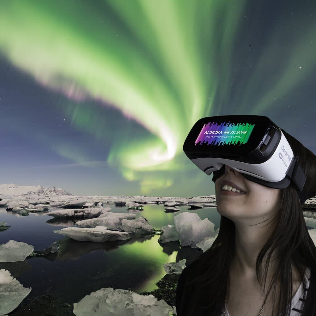 Try world's first northern lights virtual reality experience, only at Aurora Reykjavík!