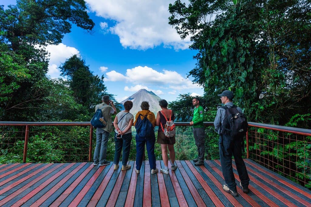 Arenal volcano Sky Adventures