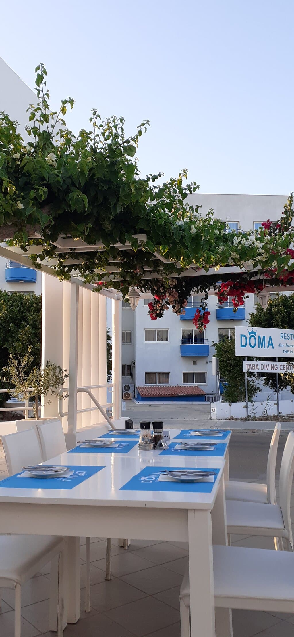 Outside terrace