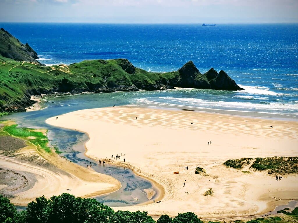 Three Cliffs Bay