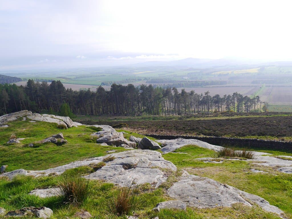 Rocky outcrop beyond St Cuthbert's Cave