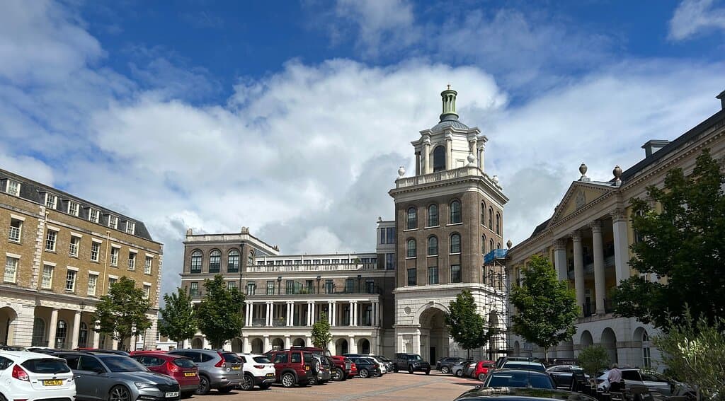 The 'centre' of the development