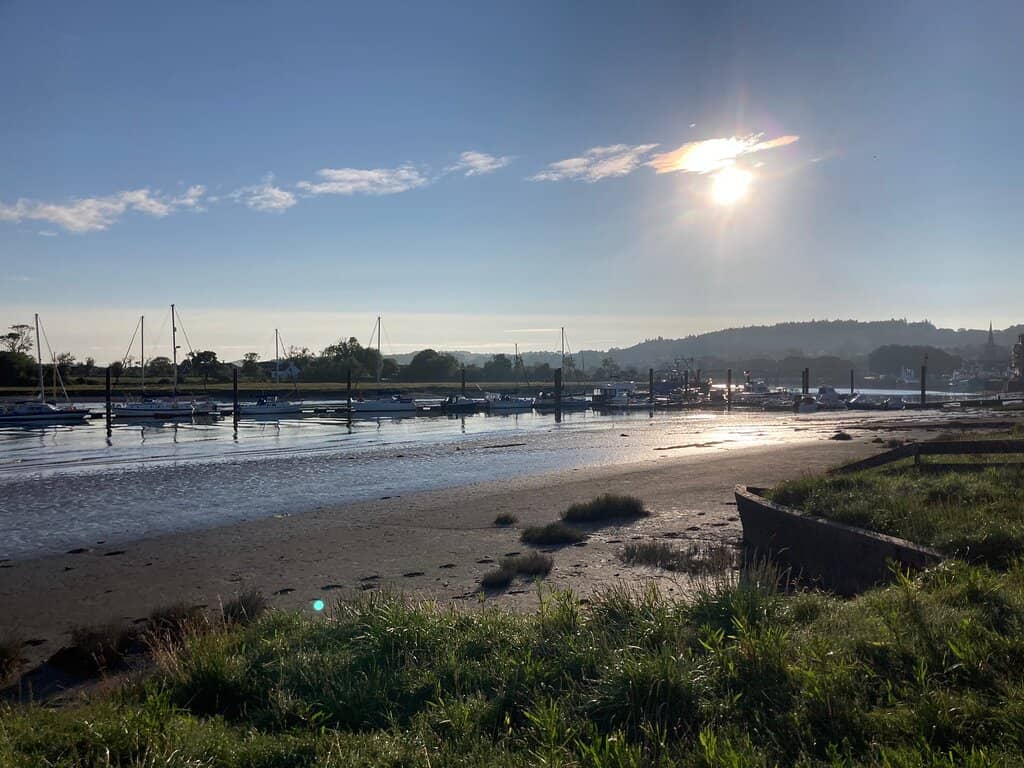 Sunset Over the Dee