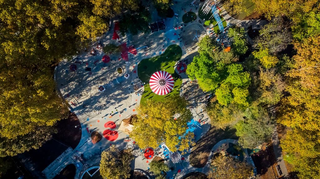 It is more than the size of the 13,000-square-metre playground that sets it apart from playgrounds in other public parks, as its equpment is also unique.