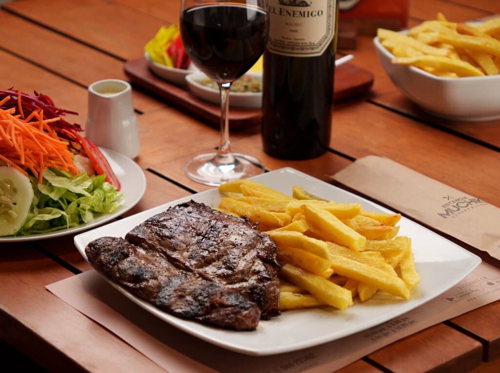 Los mejores cortes a la parrilla están en Estancia Muchik, donde comer carne es un verdadero placer.
