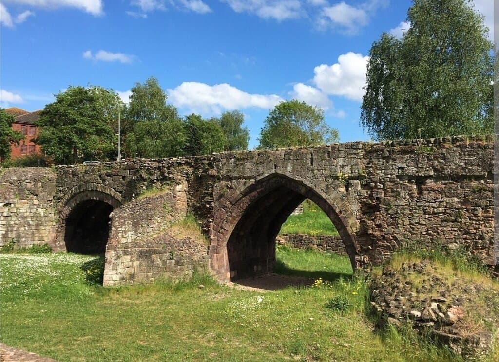 Medieval Exe Bridge Ruins Exeter