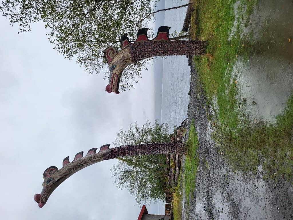 Intricate Totem Poles