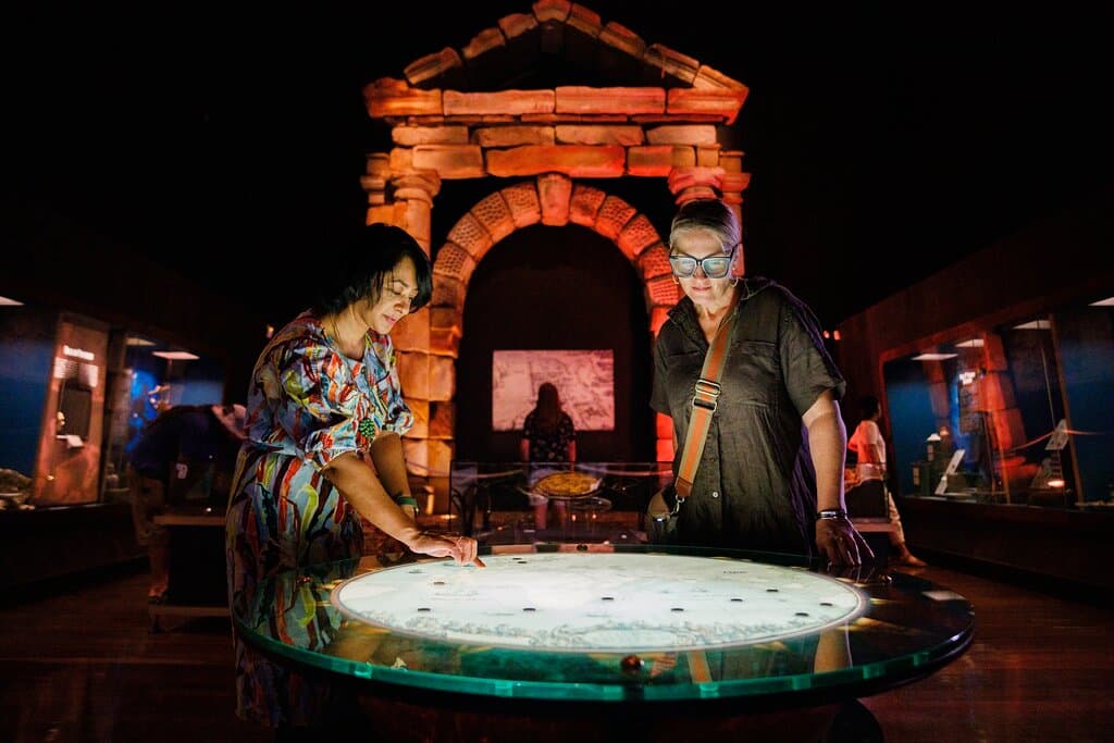 Inside the Museum of Geraldton.