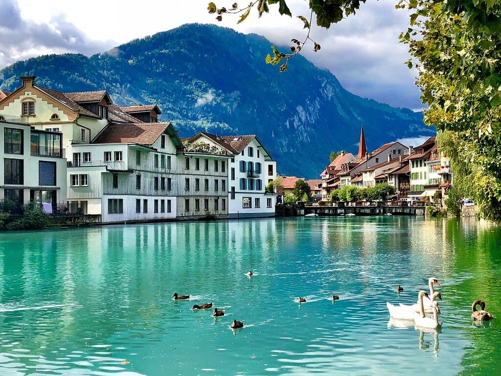 Aare River Interlaken