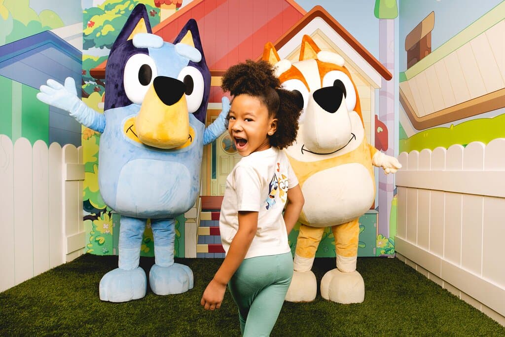 Calling all Bluey fans! Come laugh, play, and pretend with Bluey, Bingo, Mum, and Dad, everyone’s favorite family. At Bluey x CAMP your family can step inside Bluey’s house for an unforgettable immersive adventure that ends with a meet-and-greet with Bluey and Bingo! If you’re looking for an activity for your kids in New York City, you won’t want to miss this! Hooray!