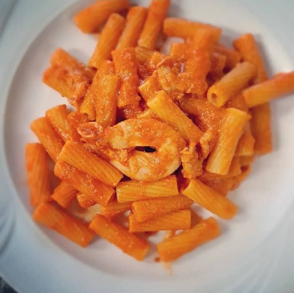 Rigatoni con la pajata