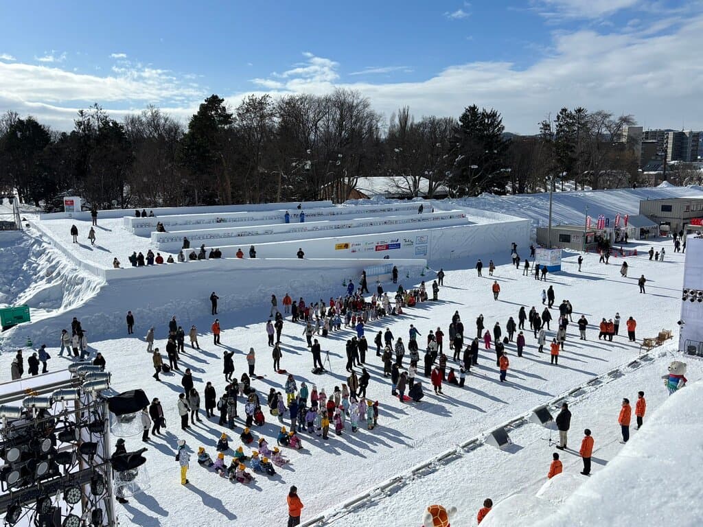 Asahikawa Winter Festival Ishikari Riverside