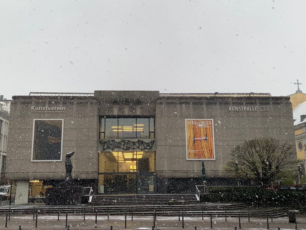 Die Kunsthalle im Schnee