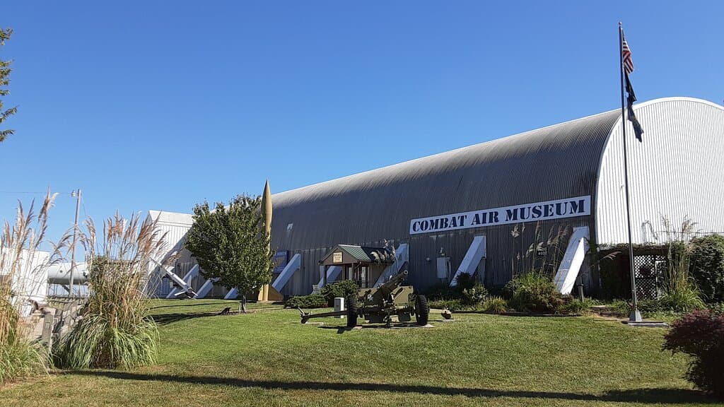 Main hangar at the Combat Air Museum, Topeka Regional Airport.