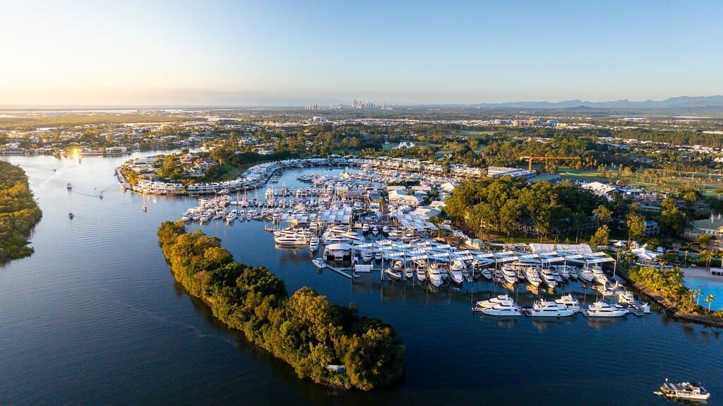 Sanctuary Cove offers luxury homes and land for sale, an award-winning marina, two championship golf courses, a prestigious country club, a vibrant retail and dining precinct, the luxurious 5-star InterContinental Sanctuary Cove Resort, and iconic events like the Sanctuary Cove International Boat Show.