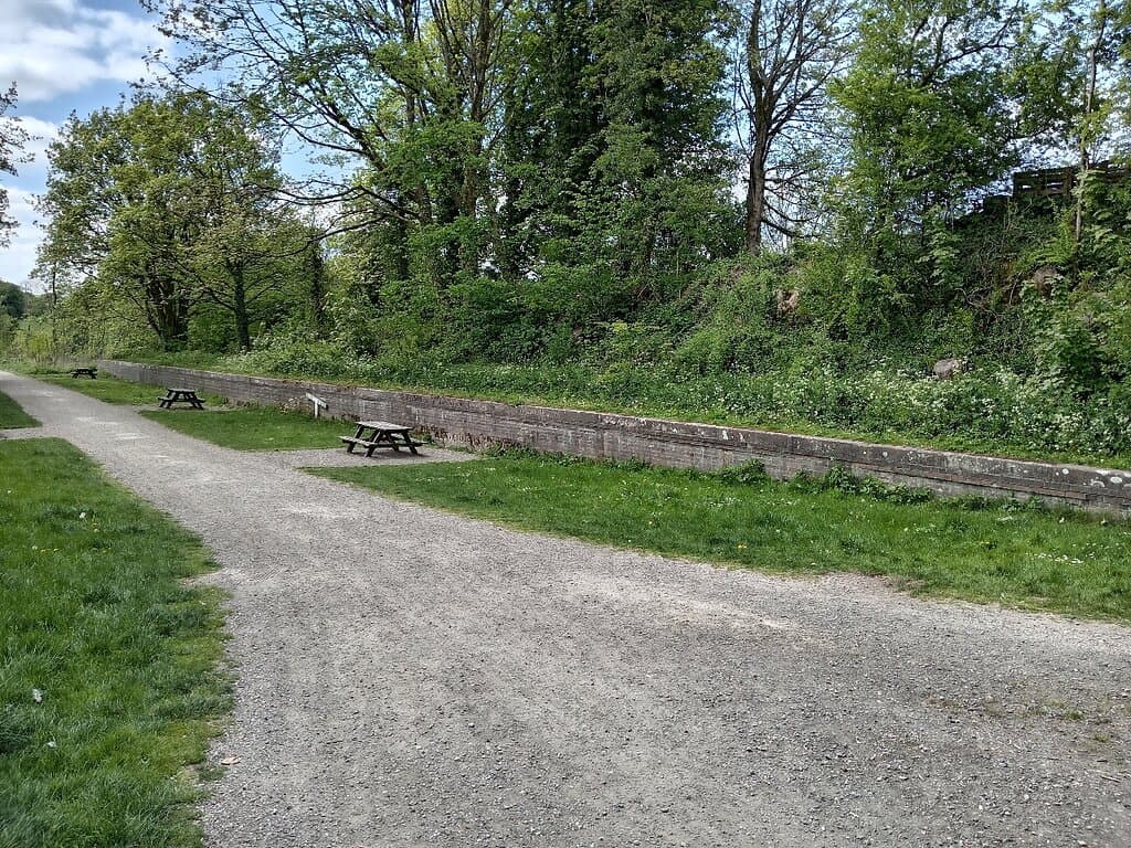 Tissington trail, 3.5 miles from the old Ashbourne station and tunnel.