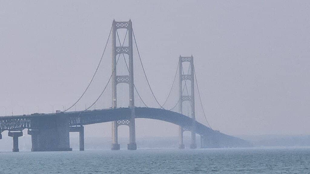 Mackinac Bridge Panorama
