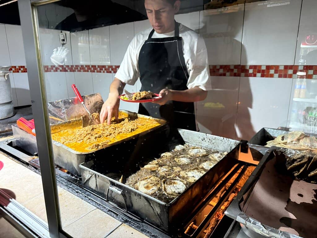 Street-Side Dining Experience