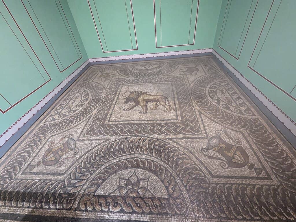 Recreated Roman Rooms
