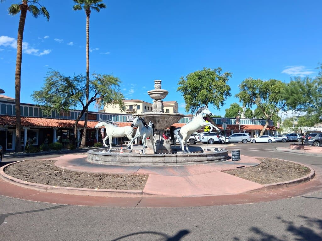 Bronze Horse Fountain