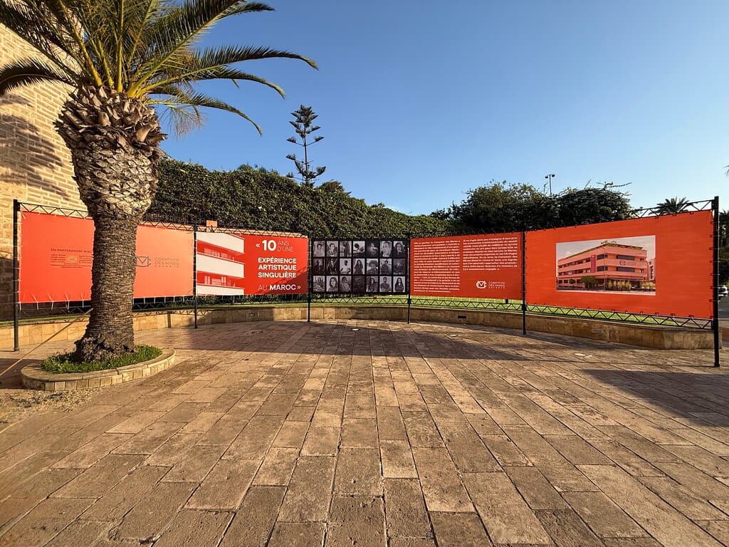 View of the exhibition ‘10 Years of Unique Artistic Experience in Morocco’, from 25 to 30 September 2025 at the Bab Rouah Gallery, Rabat