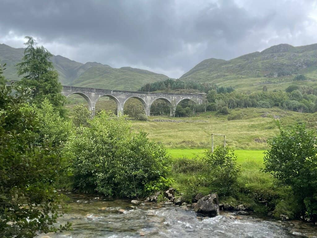 The Jacobite Steam Train Crossing