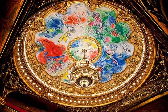 Chagall Ceiling in the Auditorium