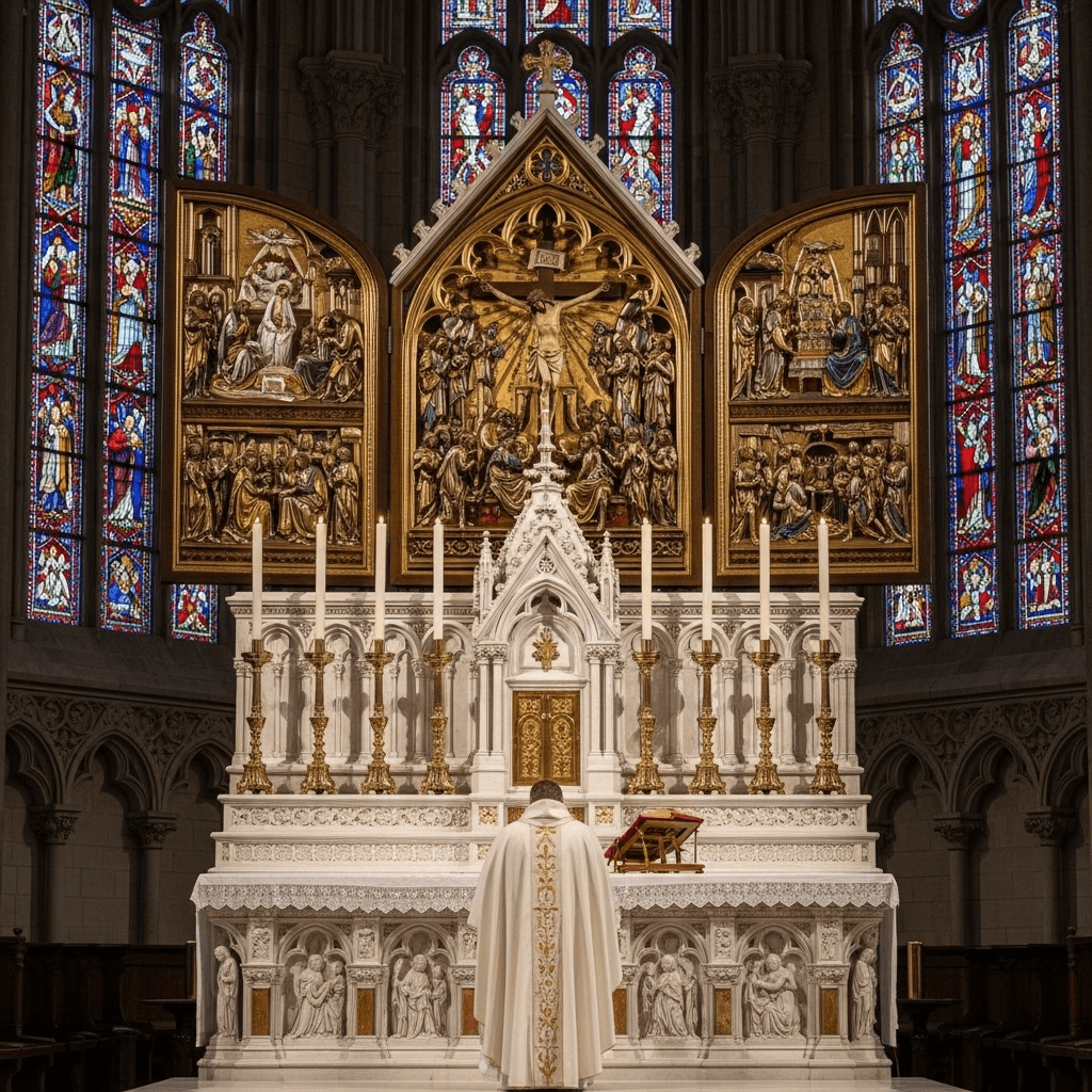 Stained Glass Altar Piece