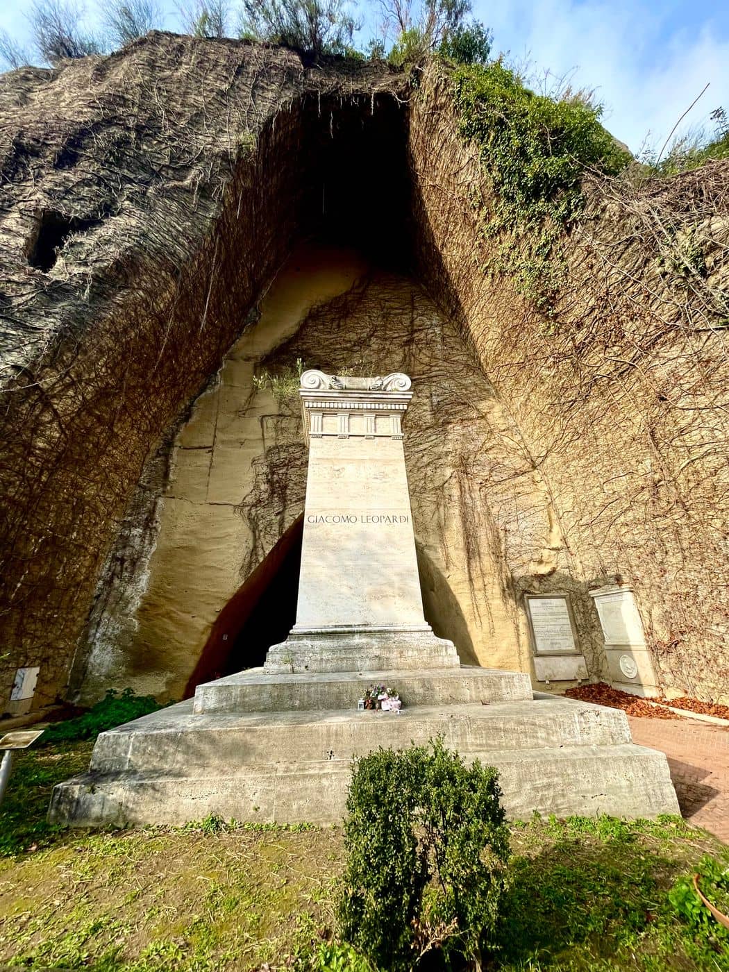 Tomb of Giacomo Leopardi
