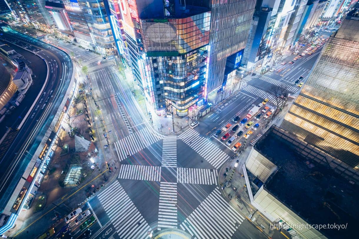 Nighttime City Lights