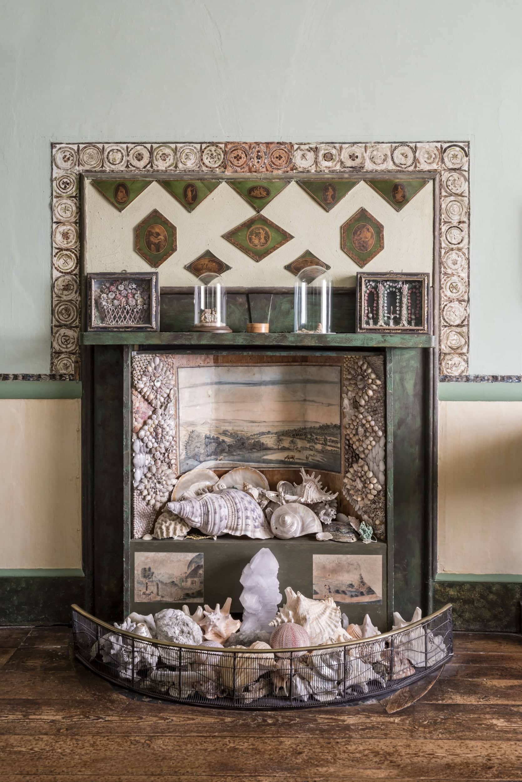 Seashell and Feather Decorations